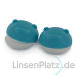 Kontaktlinsenbehälter Bär blau