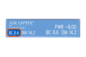 Hier finden Sie den Radius-Wert.