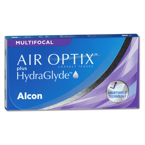 AIR OPTIX plus HydraGlyde Multifocal | 3er Box | Addition HI(MAX ADD+2,50)