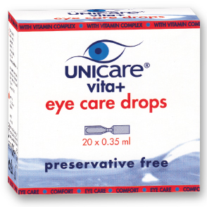 UNICARE vita+ eye care drops - Ampullen (EDO)