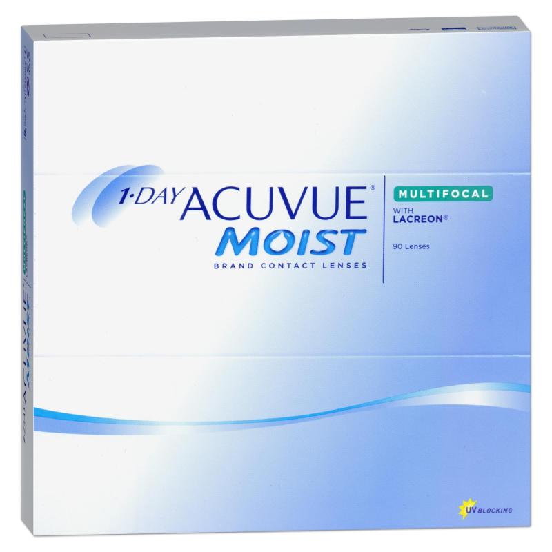 1-Day Acuvue Moist Multifocal | 90er Box | Addition LOW(MAX ADD+1,25)