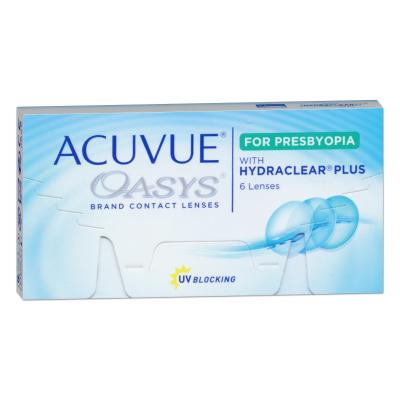 Acuvue Oasys for PRESBYOPIA | 6er Box | Addition HIGH (ADD +2,00 bis +2,50)