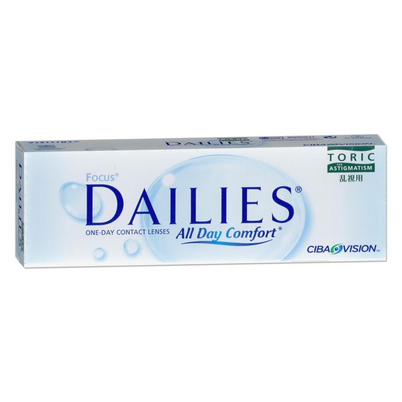 Focus Dailies Toric 30er Box - Torische Tageslinsen - Produktdetails