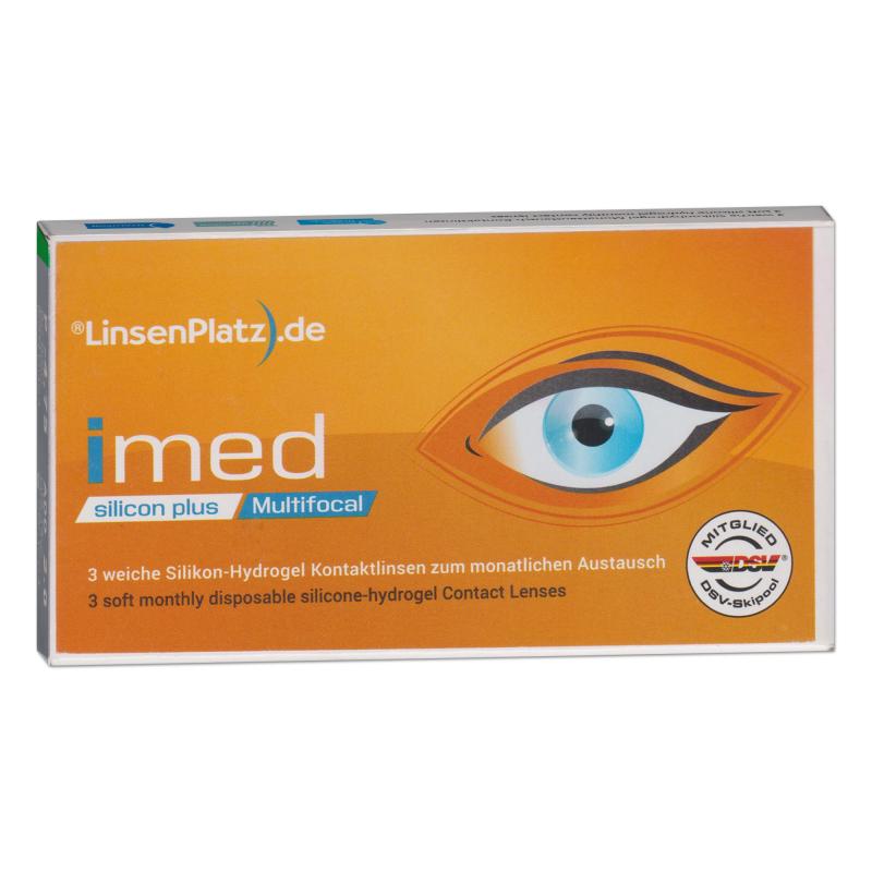 LinsenPlatz imed silicon plus Multifocal | 3er Box | ADD +1,00