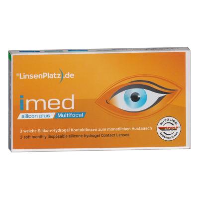 LinsenPlatz imed silicon plus Multifocal | 3er Box | ADD +1,50