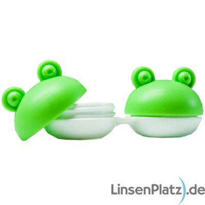 Kontaktlinsenbehälter Frosch grün