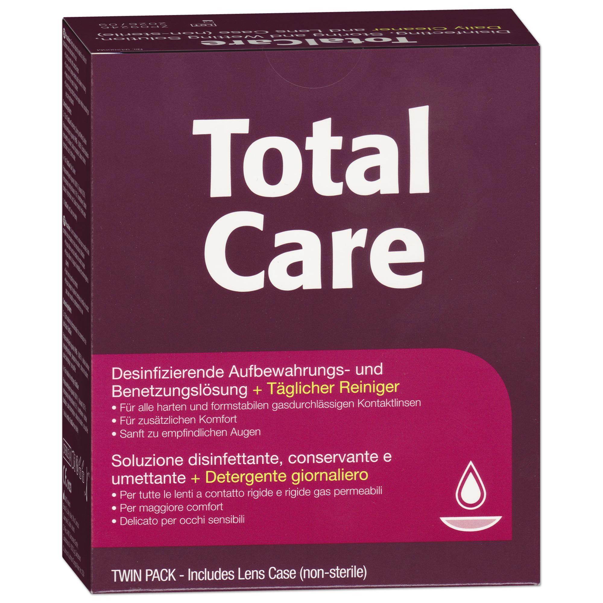 Total Care Twin Pack Pflege für harte Kontaktlinsen Produktdetails
