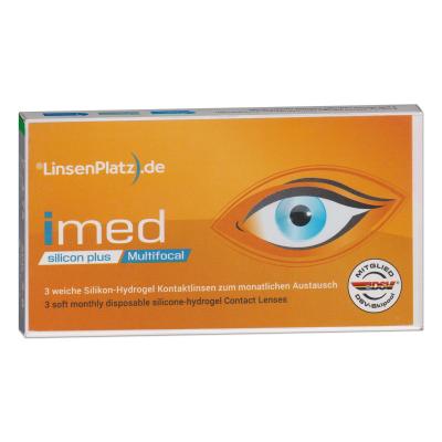 LinsenPlatz imed silicon plus Multifocal | 3er Box | ADD +2,00