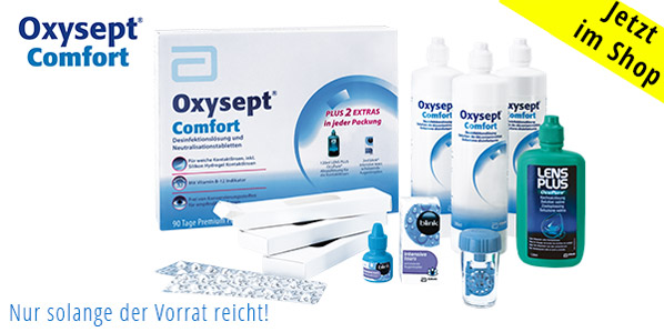 Nur für kurze Zeit: Oxysept Comfort 90-Tage Premium Pack!