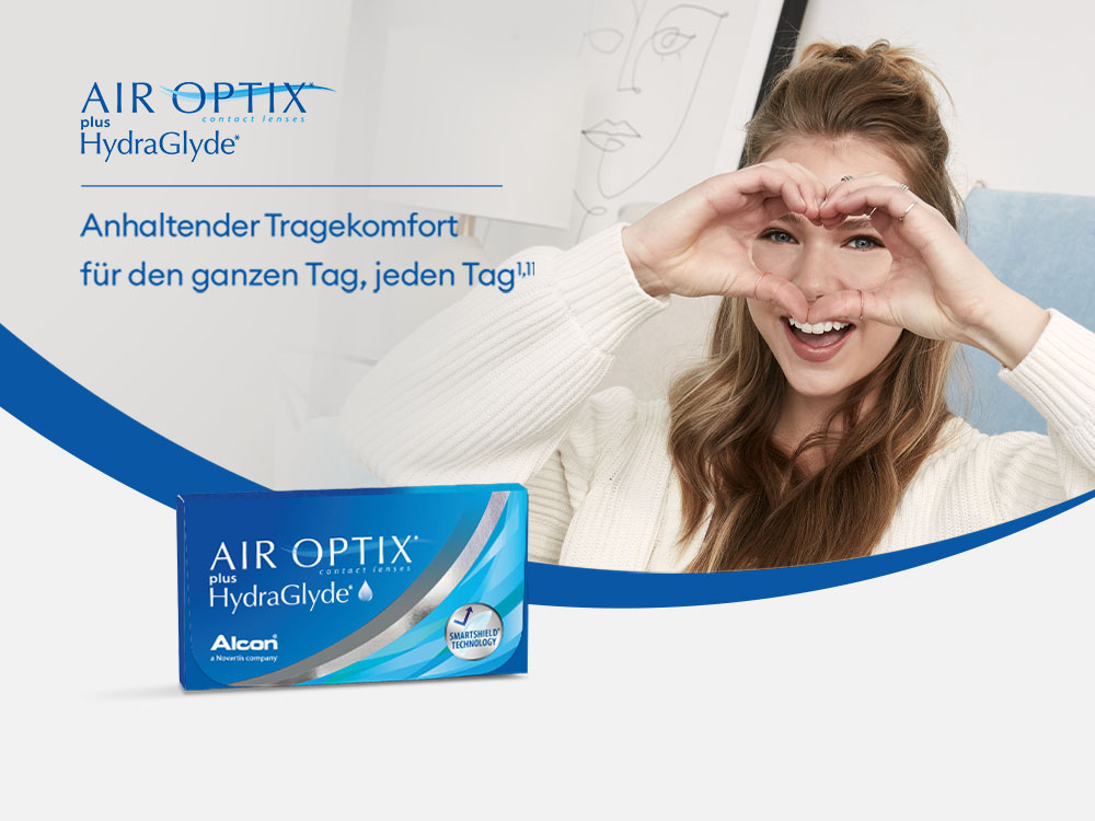 AIR OPTIX® plus HydraGlyde®