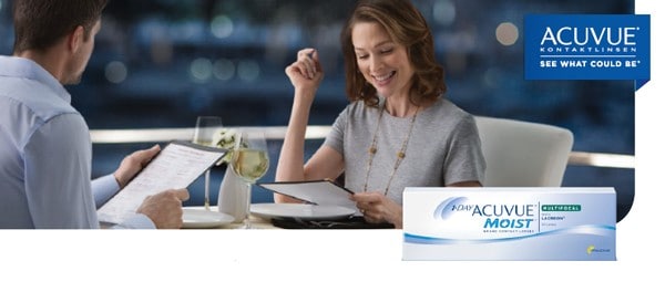 1 DAY ACUVUE® MOIST MULTIFOCAL – Ihr Sehen verändert sich. Ihr Sehkomfort bleibt bestehen.