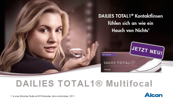 DAILIES TOTAL1® Multifocal sind jetzt im Linsenplatz-Onlineshop verfügbar