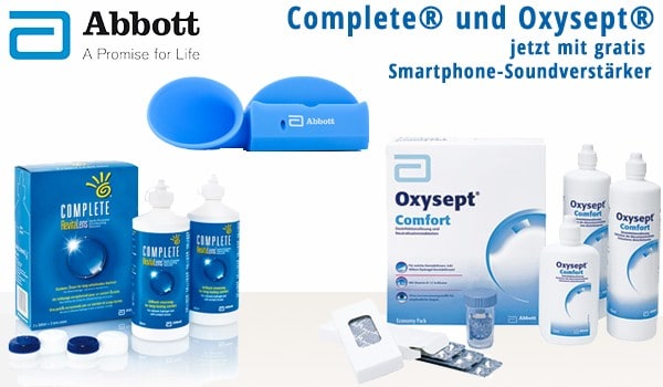 Complete RevitaLens und Oxysept Comfort jetzt mit Soundverstärker! Das Oxysept Comfort 90 Tage Premium Pack ist jetzt wieder für kurze Zeit im Onlineshop erhältlich! Schnell zugreifen!