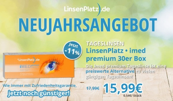 Imed premium Tageslinse zum Neujahrsspitzenpreis im Linsenplatz Onlineshop.