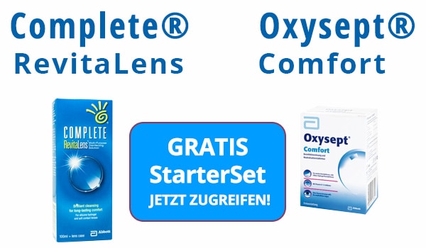 Complete RevitaLens und Oxysept Comfort mit kostenlosem StarterSet im Linsenplatz.de – Onlineshop!