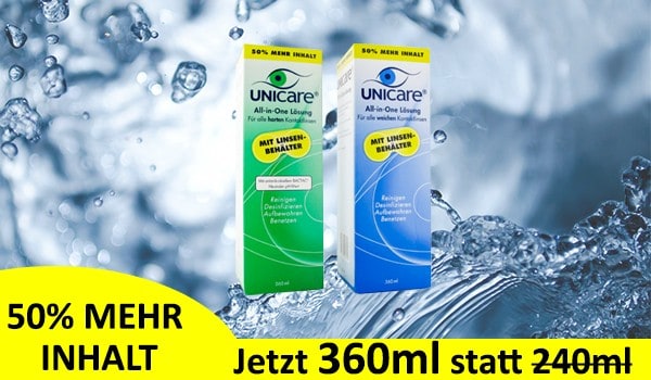 UNICARE ALL-IN-ONE Pflegemittel jetzt mit 50% mehr Inhalt!