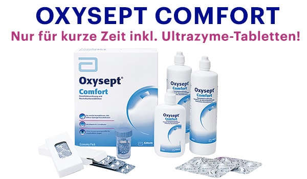 Nur für kurze Zeit: Oxysept Comfort wieder mit Ultrazyme-Tabletten!