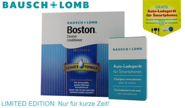 Gratis Smartphone-Ladegerät fürs Auto mit jedem Boston Advance Multipack &#8211; jetzt im Linsenplatz.de Onlineshop!