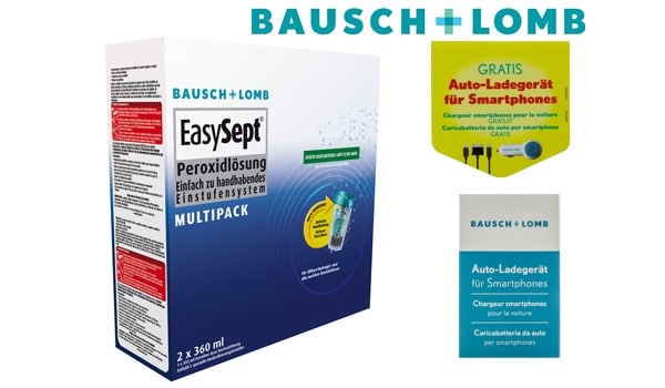 Gratis Smartphoneladegerät fürs Auto mit jedem EasySept Multipack, zugreifen solange der Vorrat reicht!