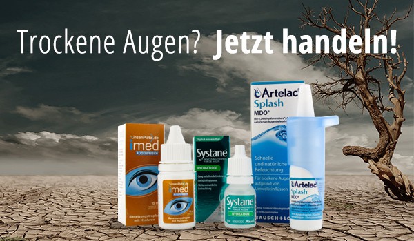 Haben Sie trockene Augen? Suchen Sie ein wirksames Mittel für Linderung und Schutz? Im Linsenplatz.de-Onlineshop bieten wir eine große Auswahl!