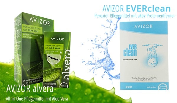 AVIZOR EVERclean – Das revolutionäre Peroxid-Pflegemittel mit Proteinentferner jetzt neu im Linsenplatz.de Onlineshop!