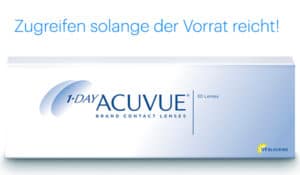 1-DAY ACUVUE Träger aufgepasst, jetzt letze Chance nutzen und Vorrat sichern!