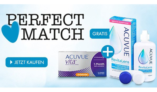 ACUVUE® Vita + kostenloses Complete RevitaLens!