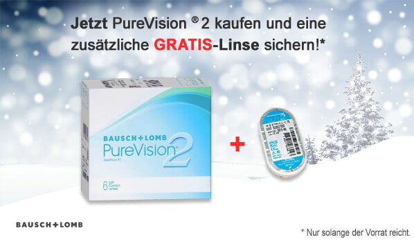 Große Weihnachtsaktion mit Pure Vision &#8211; Gratis Kontaktlinsen!