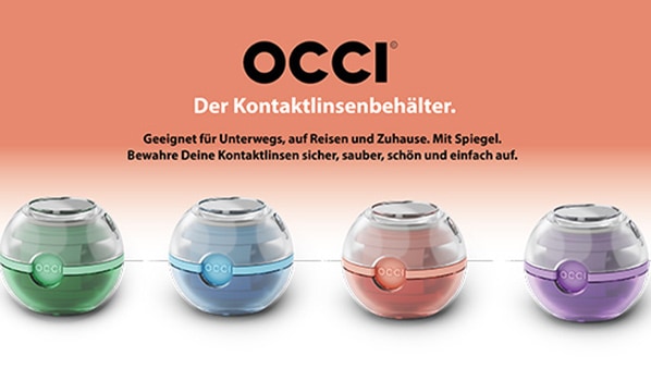 OCCI der Innovative Kontaktlinsenbehälter