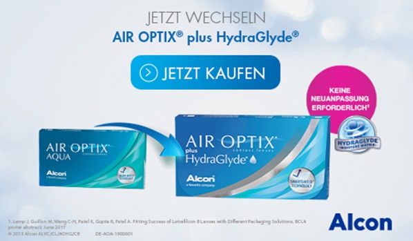 Air Optix Aqua | Air Optix Plus HydroGlyde Kontaktlinsen