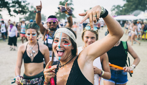 Kontaktlinsen auf Festivals